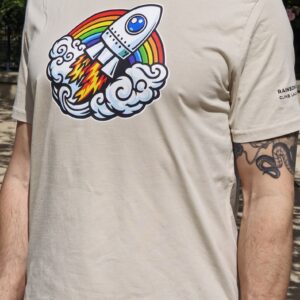 Rainbow Rocket Tee — Launch Collection